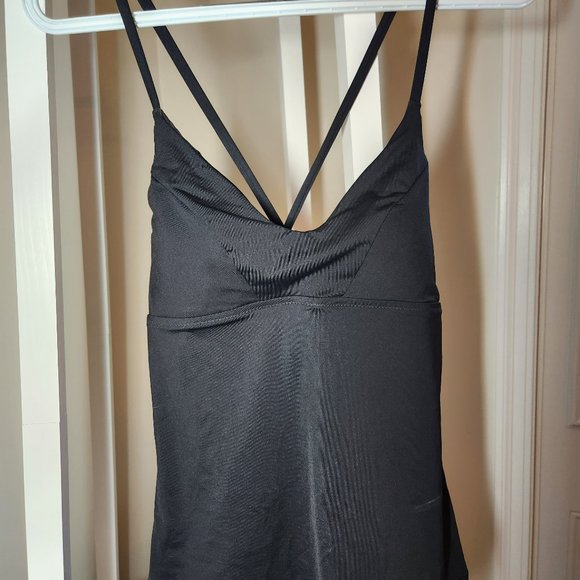 NWT Athleta Triangle Tankini Top - Black Size A - C - Picture 3 of 5